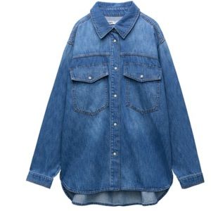Zara Western Denim Shirt